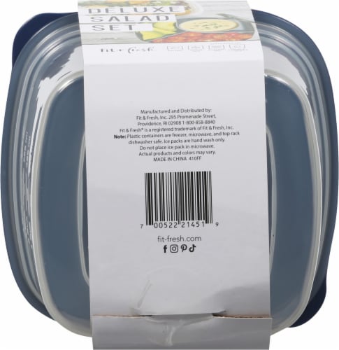 Fit & Fresh Deluxe Salad Set Perspective: bottom