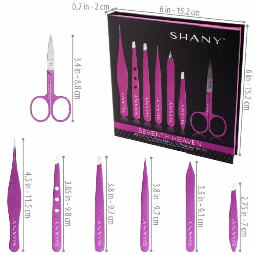 SHANY Seventh Heaven Mani/Pedi Tweezer Set Perspective: bottom