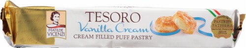 Matilde Vicenzi Tesoro Vanilla Cream Filled Puff Pastry Perspective: bottom
