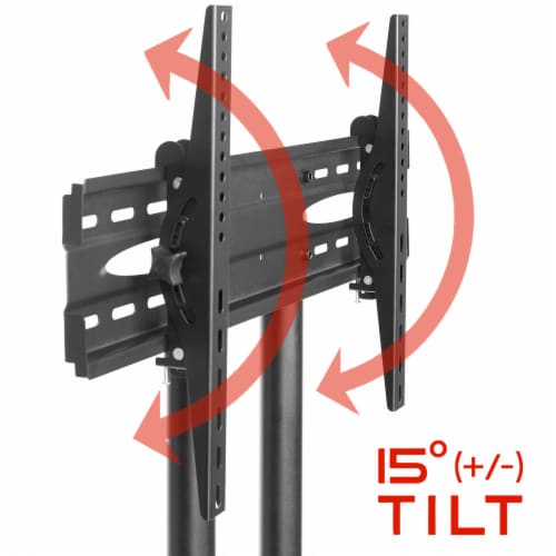 Mobile Stand with Wheels for 32-65 TV by Mount Factory Perspective: bottom