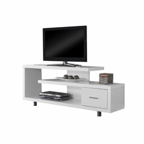 Pemberly row entertainment unit on sale in white