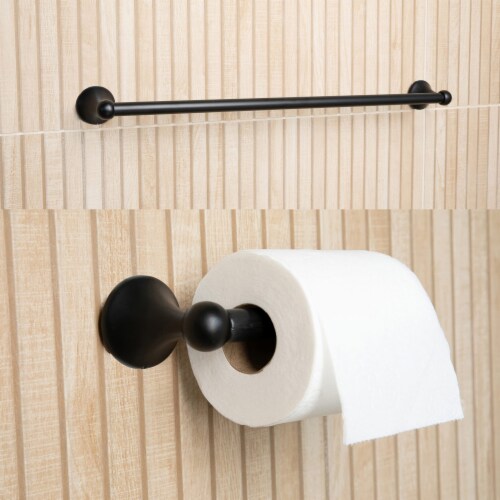 Paper Towel Holder, Matte Black