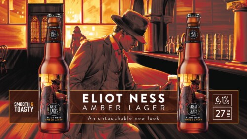 Great Lakes Eliot Ness Amber Lager, 6.1% ABV Perspective: bottom