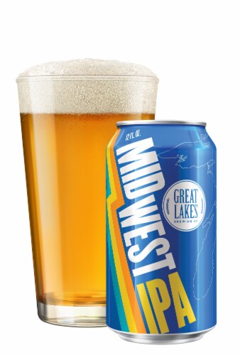 Great Lakes Midwest IPA 12 - 12oz Can Perspective: bottom