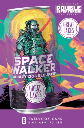 Great Lakes Space Walker Hazy Double IPA Perspective: bottom