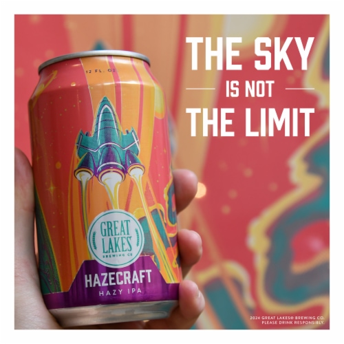 Great Lakes Hazecraft Hazy IPA Perspective: bottom