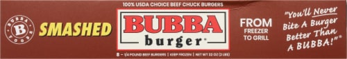 Bubba Burger® Smashed All Beef Burgers Perspective: bottom
