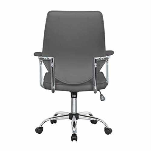 LeisureMod Winchester Home Leather Office Chair Perspective: bottom