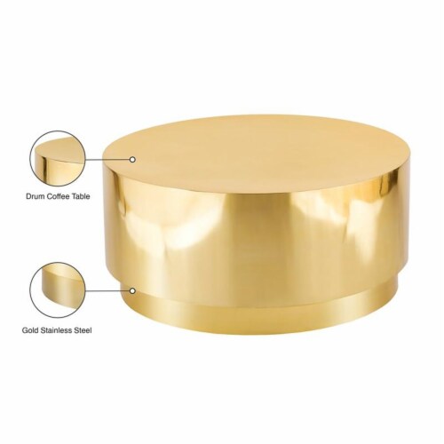 Meridian Furniture Jazzy Coffee Table - Gold Meridian Furniture Jazzy Coffee Table - Gold