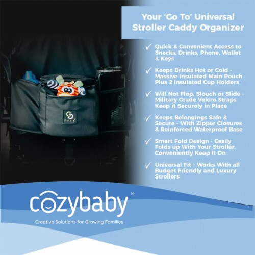 Cozy Cover CozyBaby Stroller Organizer Insulated Storage Caddy