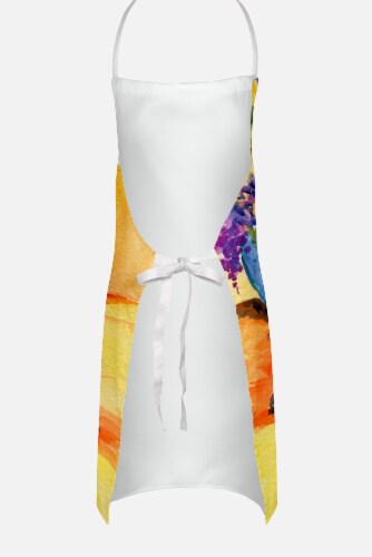 Carolines Treasures SS8298APRON Pug Apron Perspective: bottom