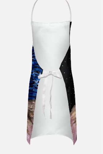 Carolines Treasures  SS8443APRON Starry Night Old English Sheepdog Apron Perspective: bottom