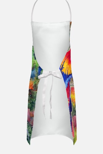 Carolines Treasures  8600APRON Parrot Apron Perspective: bottom