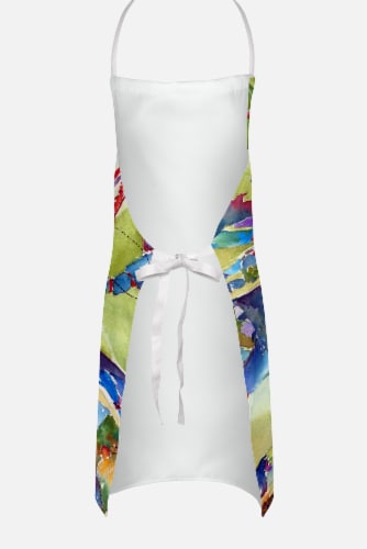 Carolines Treasures  8512APRON Crab All Over Apron Perspective: bottom
