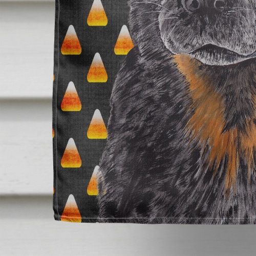 Australian Cattle Dog Candy Corn Halloween Portrait House Flag, House