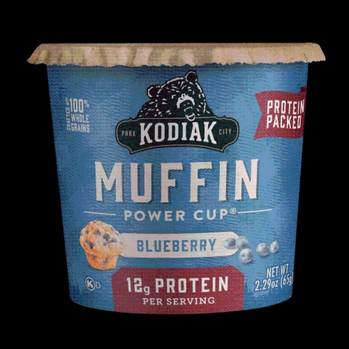 Kodiak Protein-Packed Blueberry Muffin Power Cup with 12g Protein Perspective: bottom