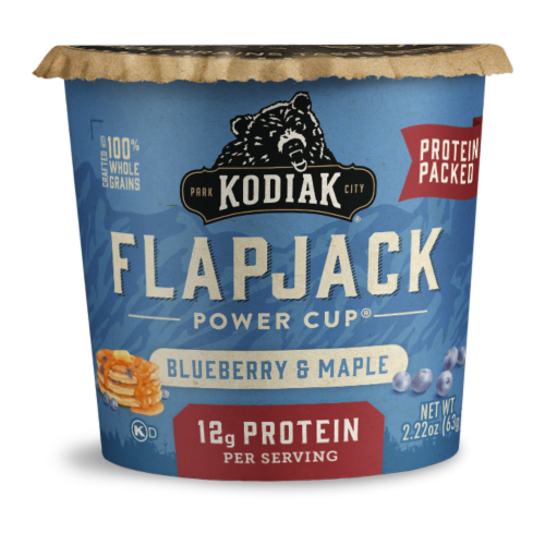 Kodiak® Protein-Packed Blueberry & Maple Flapjack Power Cup® Perspective: bottom
