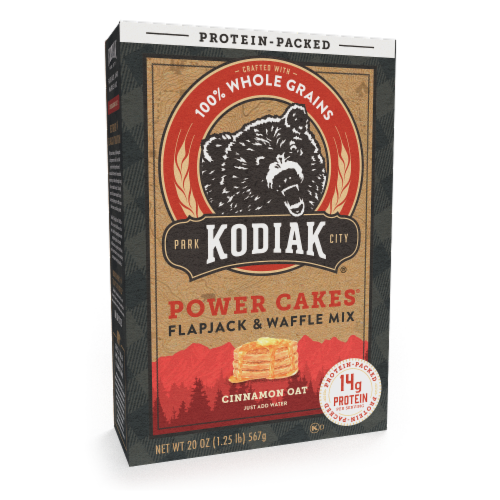Kodiak Cakes® Power Cakes® Cinnamon Oat Protein Flapjack & Waffle Mix Perspective: bottom