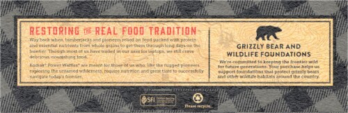 Kodiak Cakes Cinnamon Power Waffles® Perspective: bottom