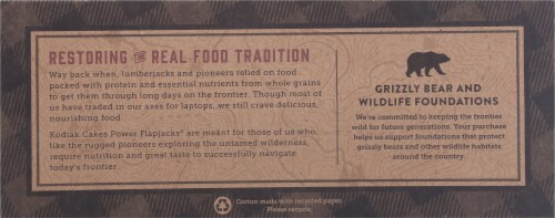 Kodiak Cakes Chocolate Chip Flapjacks Perspective: bottom