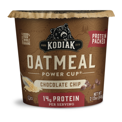 Kodiak® Protein-Packed Chocolate Chip Oatmeal Power Cup® with 14g Protein Perspective: bottom
