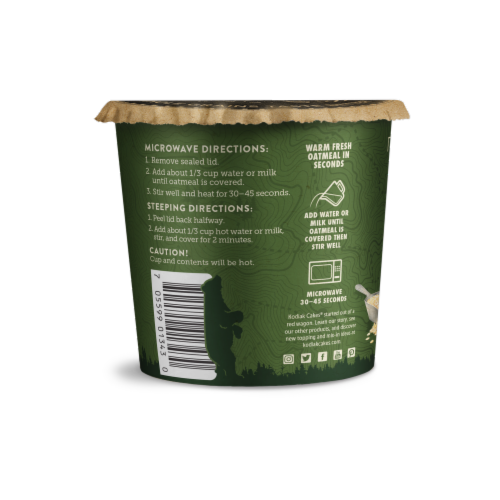 Kodiak Cakes® Maple & Brown Sugar Oatmeal Power Cup Perspective: bottom