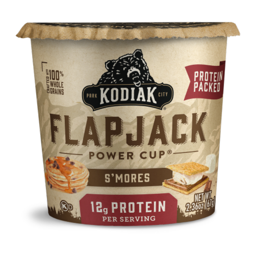 Kodiak® Protein-Packed S'mores Pancake Power Cup® with 12g Protein Perspective: bottom