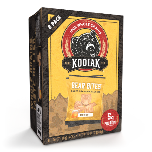 Kodiak Bear Bites® Honey Graham Crackers Multipack Perspective: bottom
