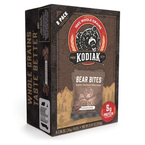 Kodiak® Bear Bites® Chocolate Graham Crackers Perspective: bottom