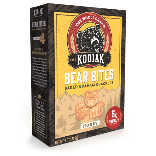 Kodiak Bear Bites® Honey Graham Crackers, 9 oz - Pay Less Super Markets