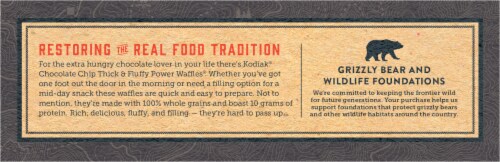 Kodiak Cakes Chocolate Chip Thick & Fluffy Power Waffles® Perspective: bottom