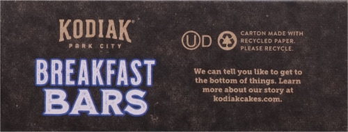 Kodiak® Baked Blueberry Oat Breakfast Bars Perspective: bottom