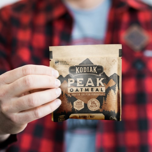 Kodiak® Peak™ Banana Nut Lower Sugar Protein Instant Oatmeal Perspective: bottom