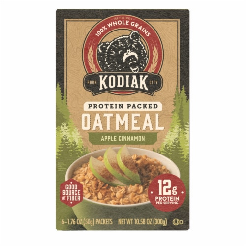 Kodiak® Apple Cinnamon Protein Instant Oatmeal Perspective: bottom