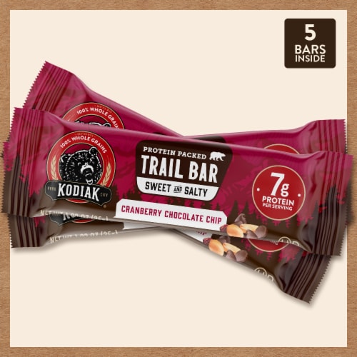Kodiak® Cranberry Chocolate Chip Protein Trail Bars Perspective: bottom