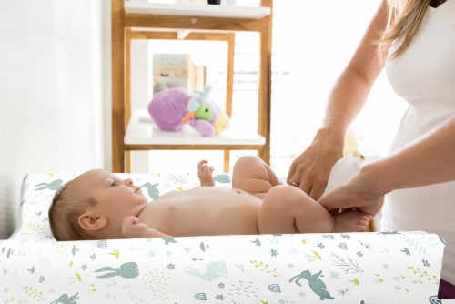 Bublo Baby Changing Pad Cover, 100% Jersey Cotton Perspective: bottom
