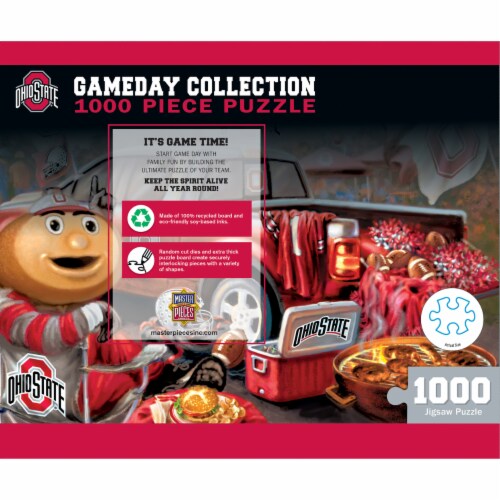 MasterPieces 1000 Piece Jigsaw Puzzle NCAA Ohio State Buckeyes Gameday Perspective: bottom