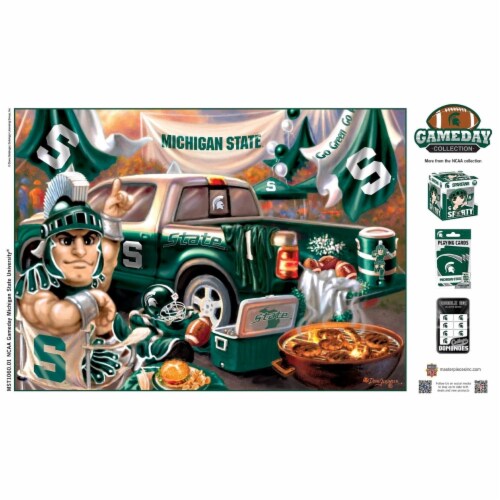 MSU Game Day Puzzle Perspective: bottom