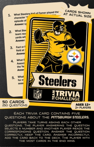Pittsburgh Steelers Trivia Game Perspective: bottom