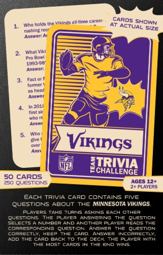 Minnesota Vikings Trivia Game Perspective: bottom