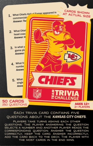Kansas City Chiefs Trivia Game Perspective: bottom