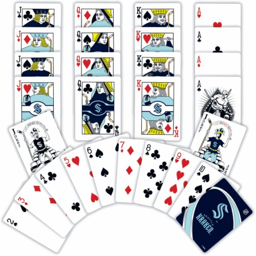 Seattle Kraken Playing Cards Perspective: bottom