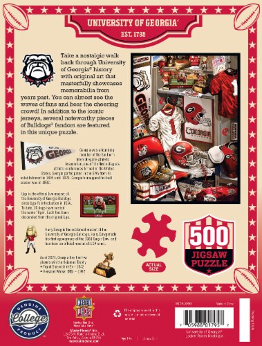 MasterPieces University of Georgia® Locker Room Puzzle Perspective: bottom