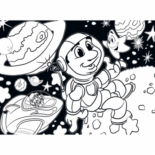MasterPieces 60 Piece Jigsaw Puzzle for Kids – Space Astronauts – 14 x19 Perspective: bottom