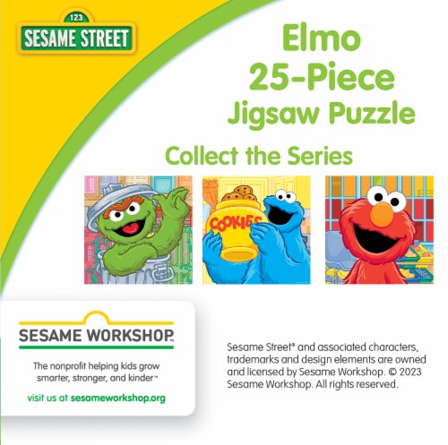 Masterpieces Sesame Street - Elmo 25 Piece Jigsaw Puzzle, 1 unit - Kroger