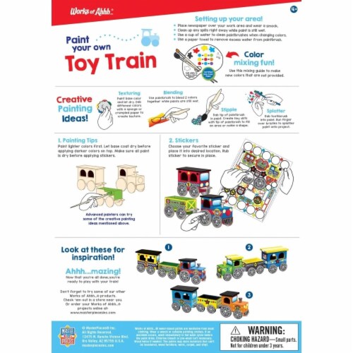 MasterPieces Works of Ahhh...® Choo Choo Train Set Perspective: bottom