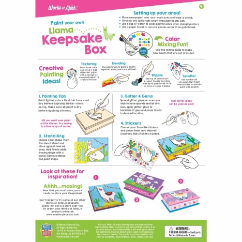Masterpieces® Works of Ahhh…® Wooden Jewelry Box Craft Kit Perspective: bottom
