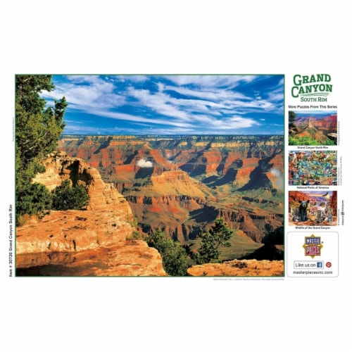Grand Canyon South Rim 550 Piece Jigsaw Puzzle Perspective: bottom
