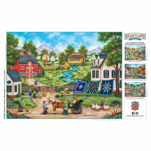 MasterPieces® Heartland™ Collection Roadside Gossip Jigsaw Puzzle Perspective: bottom