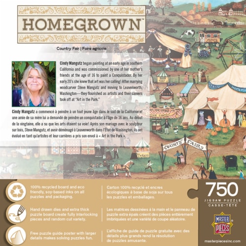 MasterPieces Homegrown Country Fair Puzzle Perspective: bottom